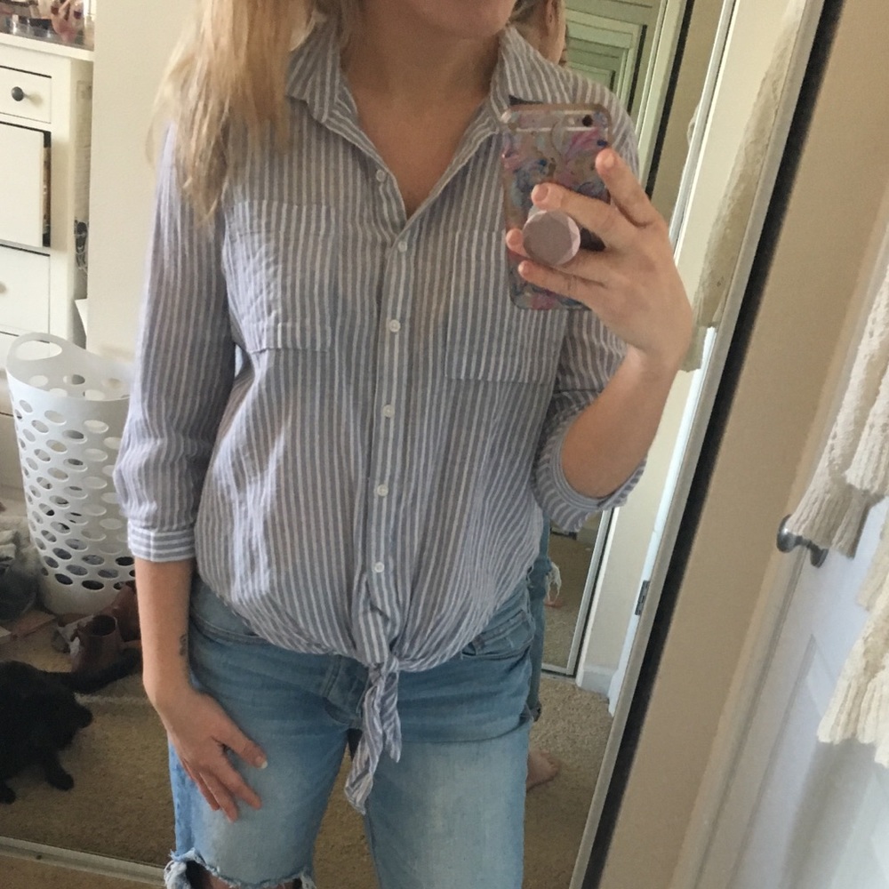 Light Weight Beachy Button Down